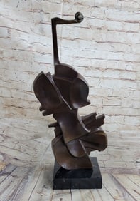 Vintage Dali Bronze Cello Statue Figure Figurine Italian Musician Instrument