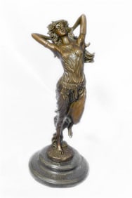 Persian Goddess Bronze Sculpture