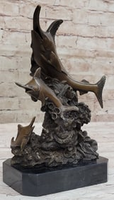 Florida Marlins Bronze Sculpture