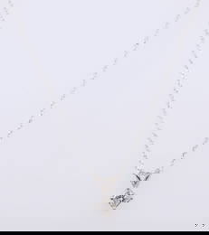 Dazzling Princess Cut Diamond Pendant on Chain