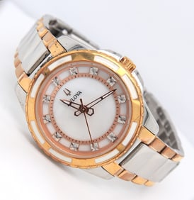 Bulova Classic 32mm Quartz Two Tone Watch