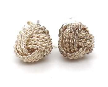 Tiffany & Co somerset mesh stud earrings