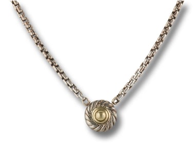 David Yurman 2 Tone Cookie Necklace