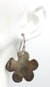 Set of Vintage 925 sterling silver necklace and dangle earrings