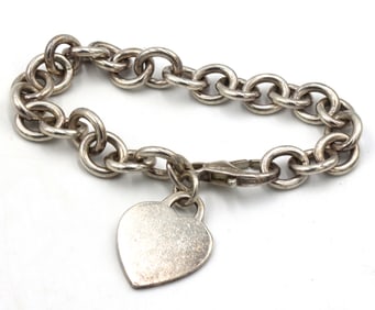 Group lot of 2 vintage 925 sterling silver bracelets