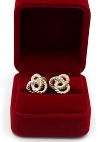 Tiffany & Co twisted rope stud earrings