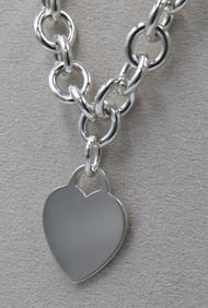 Tiffany & Co Heart tag necklace