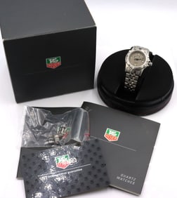 Vintage Tag Heuer quartz 39mm watch