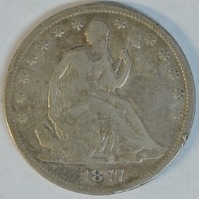 1877 Seated Liberty Half Dollar