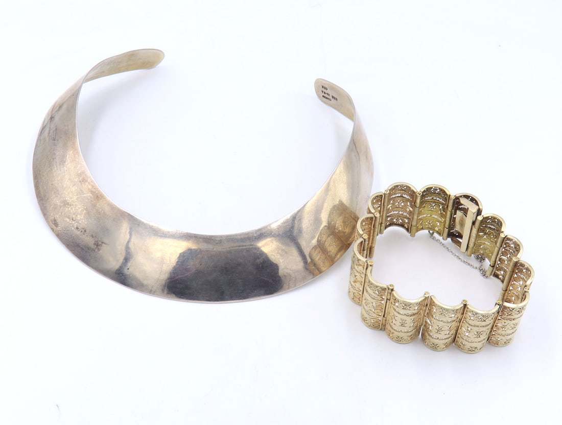 Lot of vintage 925 sterling silver jewelry (1 of 9)