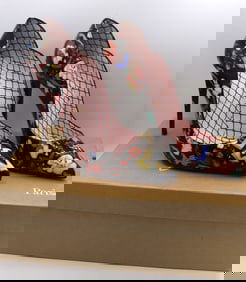 Christian Louboutin Hot chick black Fetish print leather Pumps