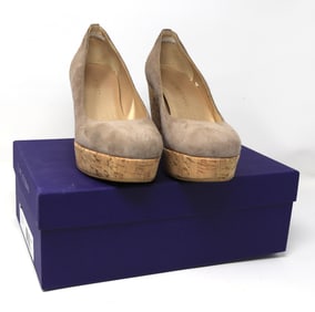 Stauart Weitzman Dutchess Cork wedge