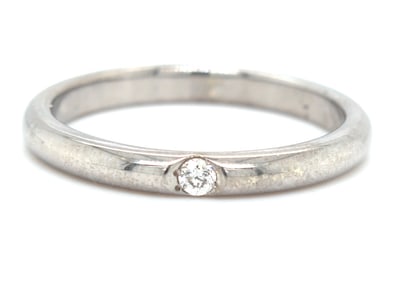 14kt White gold diamond band