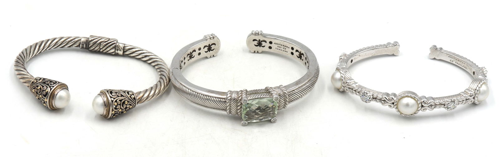 Group lot of 3 designer cuff bangles (1 of 11)