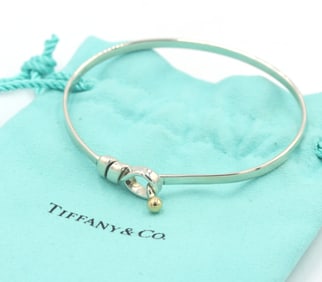 Tiffany & Co 925 Sterling silver hook and eye bracelet