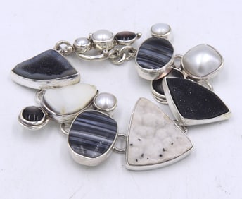 925 Sterling silver The Dreamer multi stone bracelet