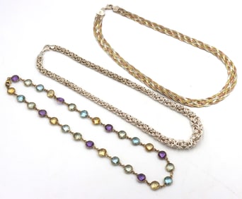 Group of vintage 925 sterling silver jewelry