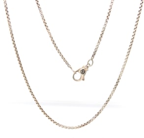 David Yurman box chain necklace in 925 sterling silver