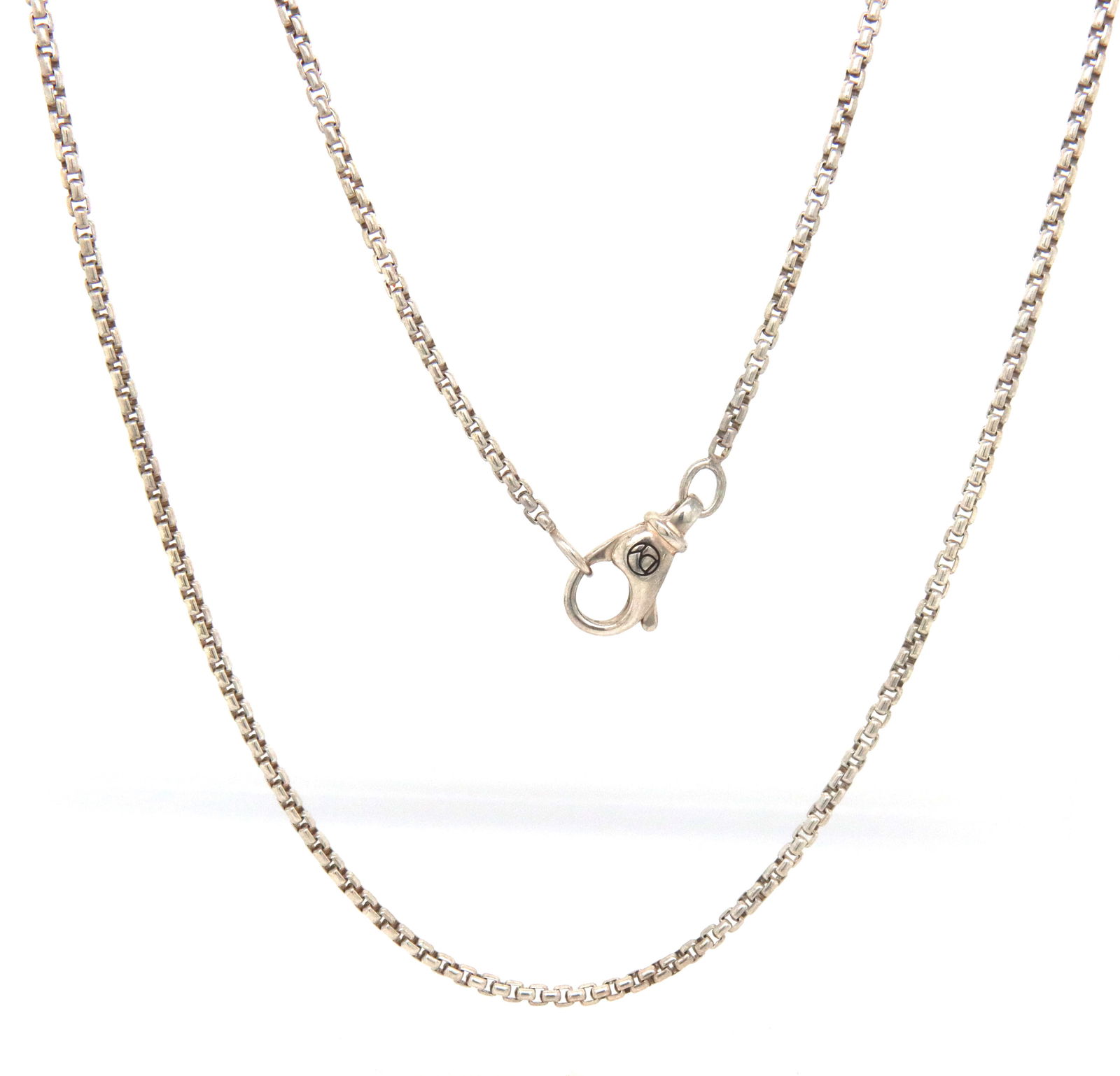 David Yurman box chain necklace in 925 sterling silver (1 of 5)