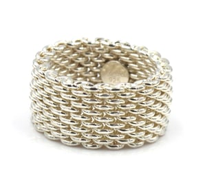 Tiffany & Co Somerset mesh ring