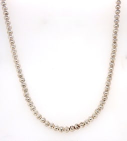 Tiffany & Co bead toggle necklace