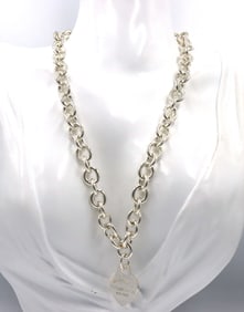 Tiffany & Co necklace with heart shaped pendant
