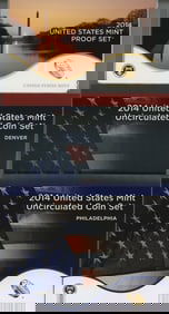 2014 US Proof and 2014 Mint Set in the original packaging