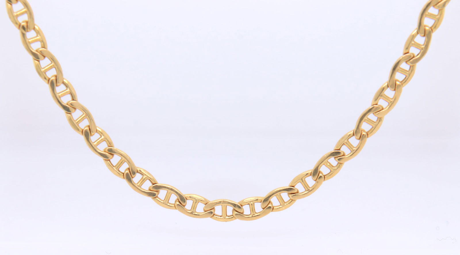 14kt Yellow Gold Mioro Signed Fancy Link Chain Necklace (1 of 5)