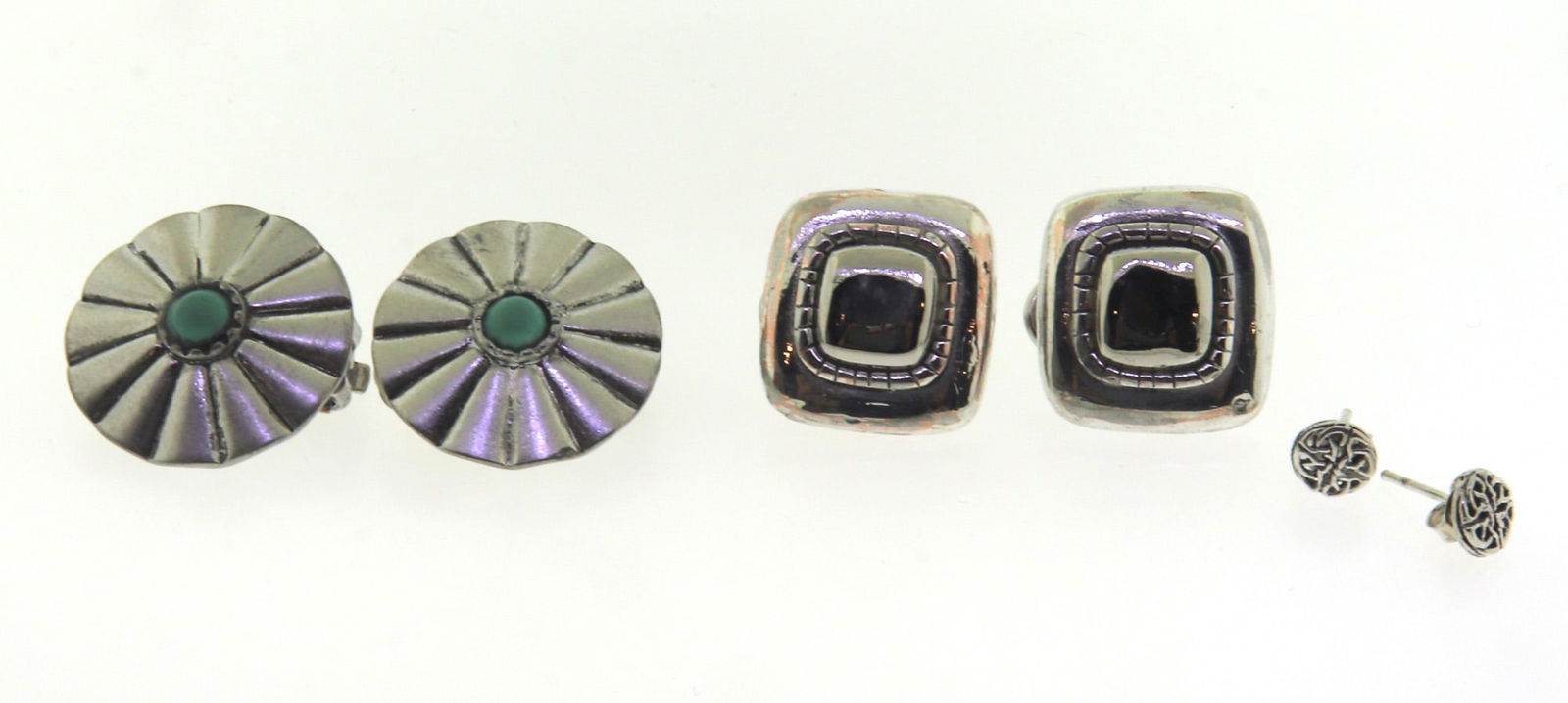 Group Lot of 3 Sterling Silver Earrings (1 of 6)