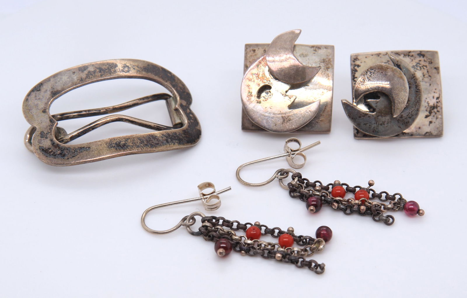 Group Lot of Vintage Sterling Silver Jewelry (1 of 8)