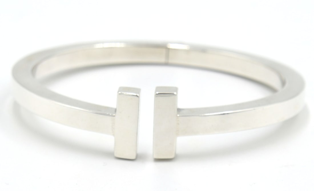Tiffany & Co. T Square Cuff Bracelet in Sterling (1 of 6)
