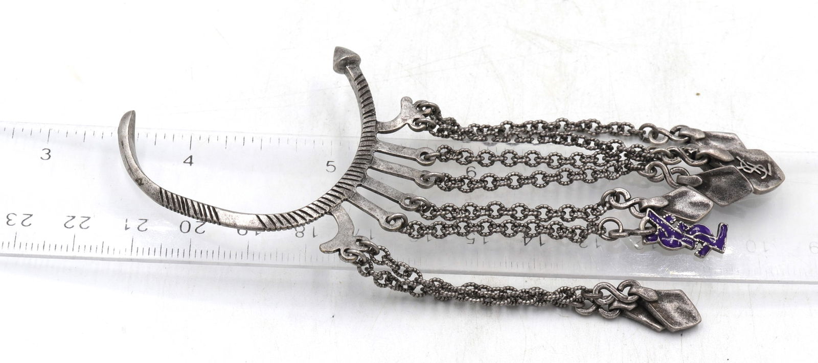 Tibetan dangle single cuff earring - 5