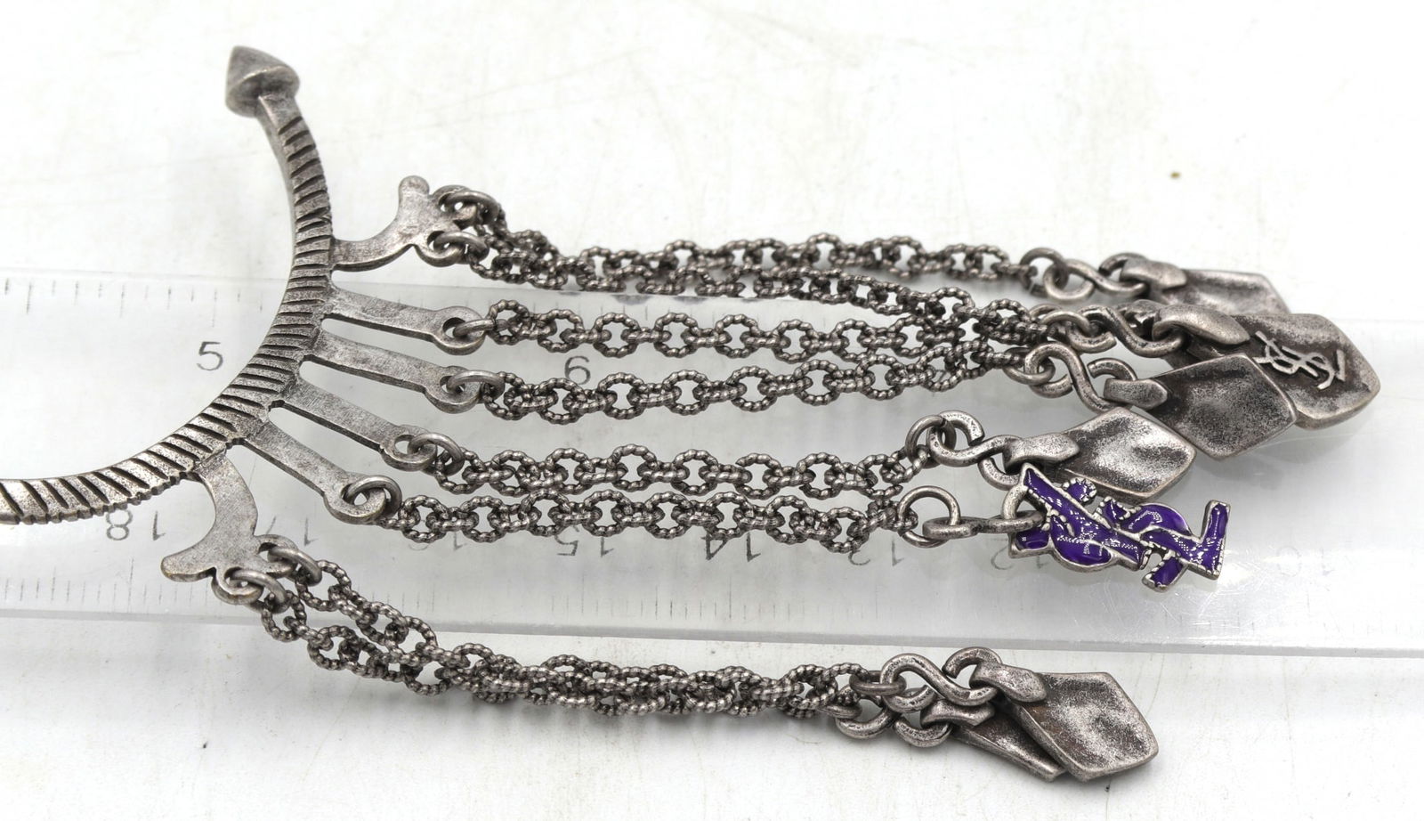 Tibetan dangle single cuff earring - 6