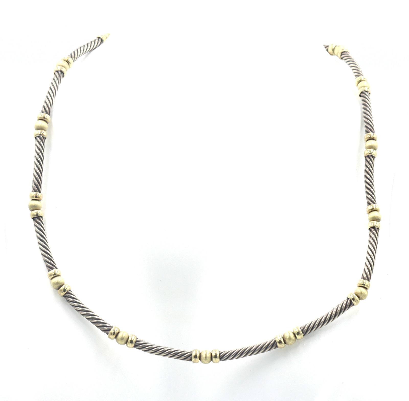 David Yurman metro station cable choker necklace (1 of 6)