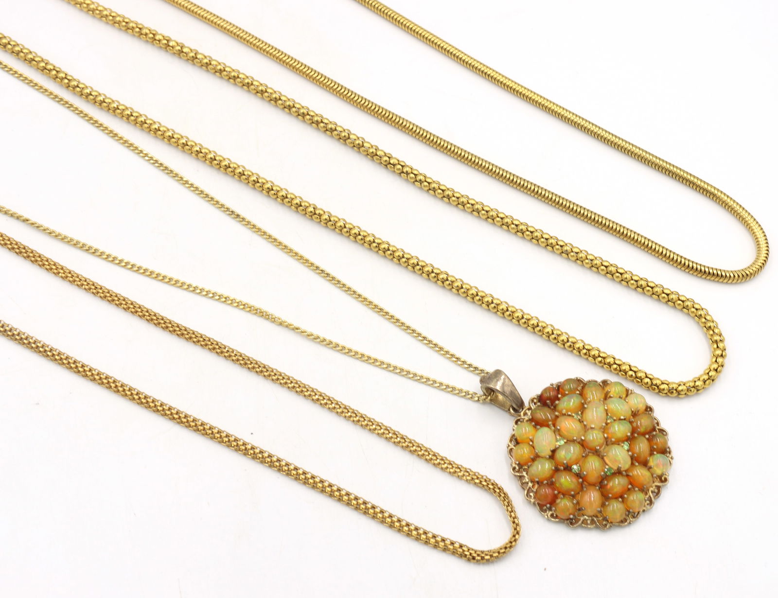 Group lot of Vintage 925 sterling silver necklaces (1 of 7)