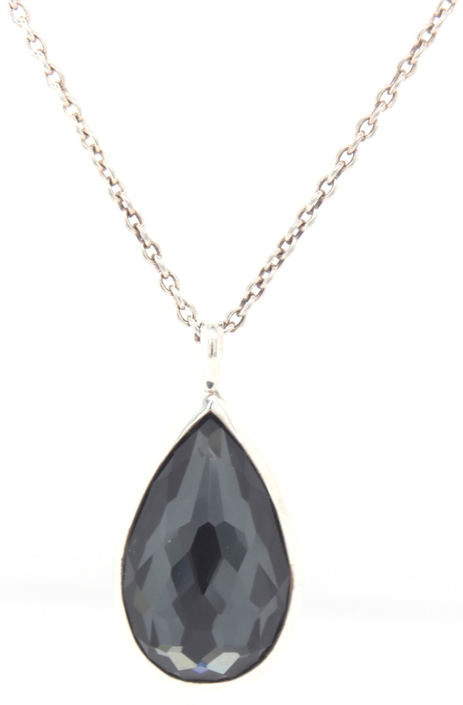 925 Sterling silver Ippolite rock candy Hematite quartz necklace (1 of 6)