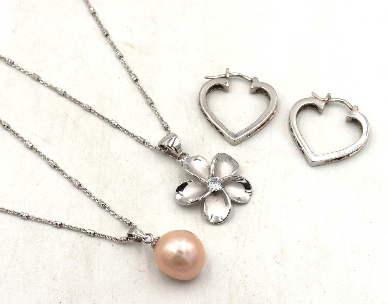 Group lot of Vintage 925 sterling silver misc jewelry (1 of 5)