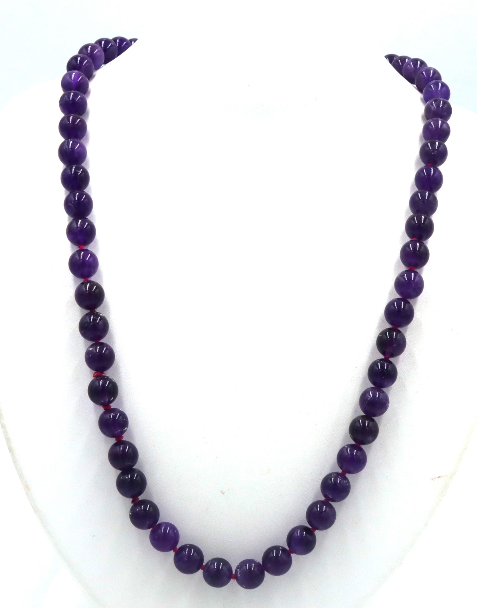 Amethyst beaded necklace (1 of 6)