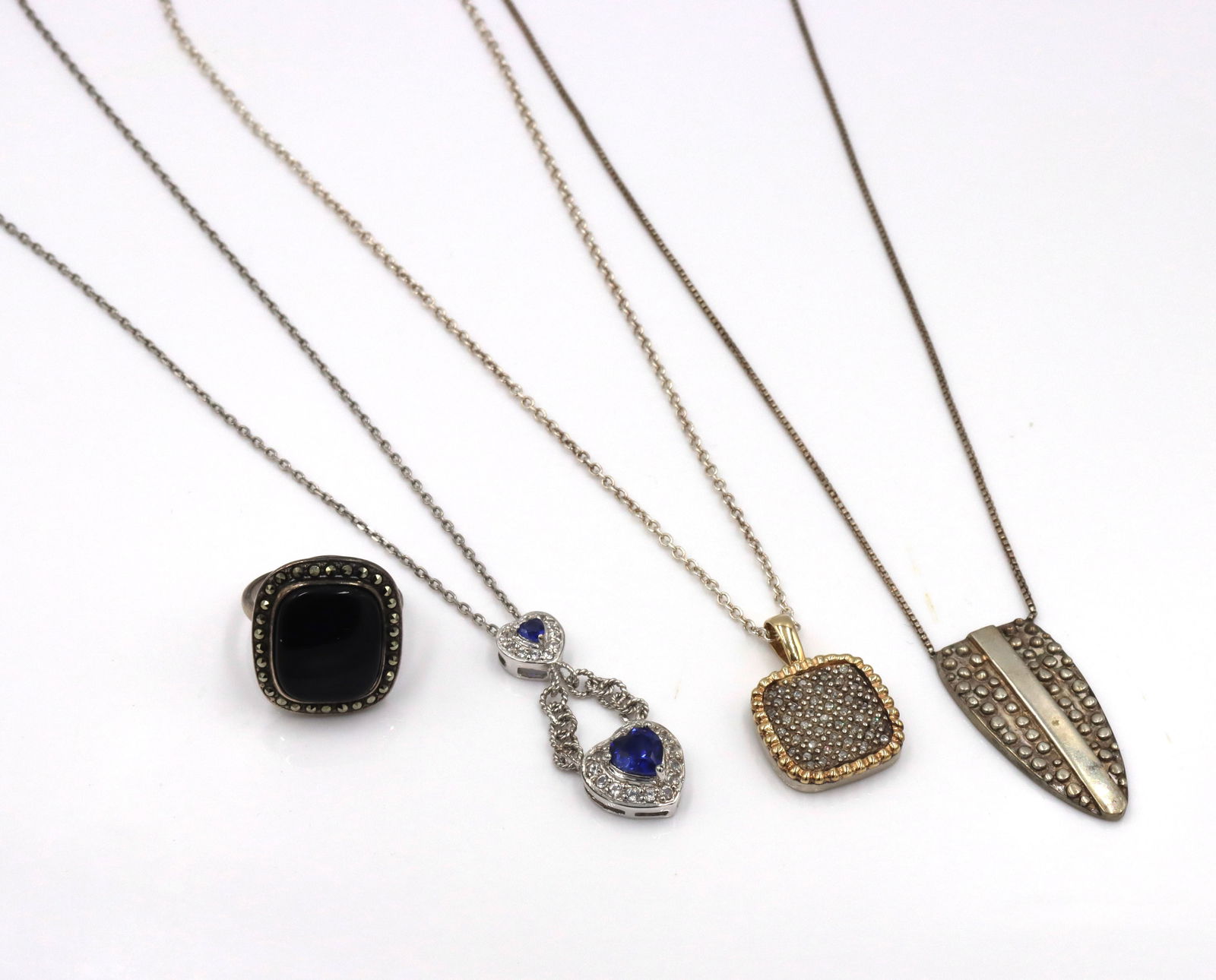 Group lot of Vintage 925 sterling silver mixed jewelry (1 of 7)