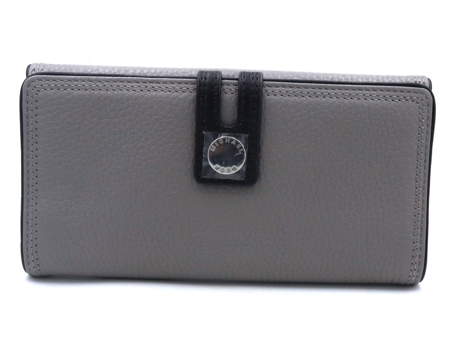 Micheal Kors two tone black and grey leather Harness wallet (1 of 7)