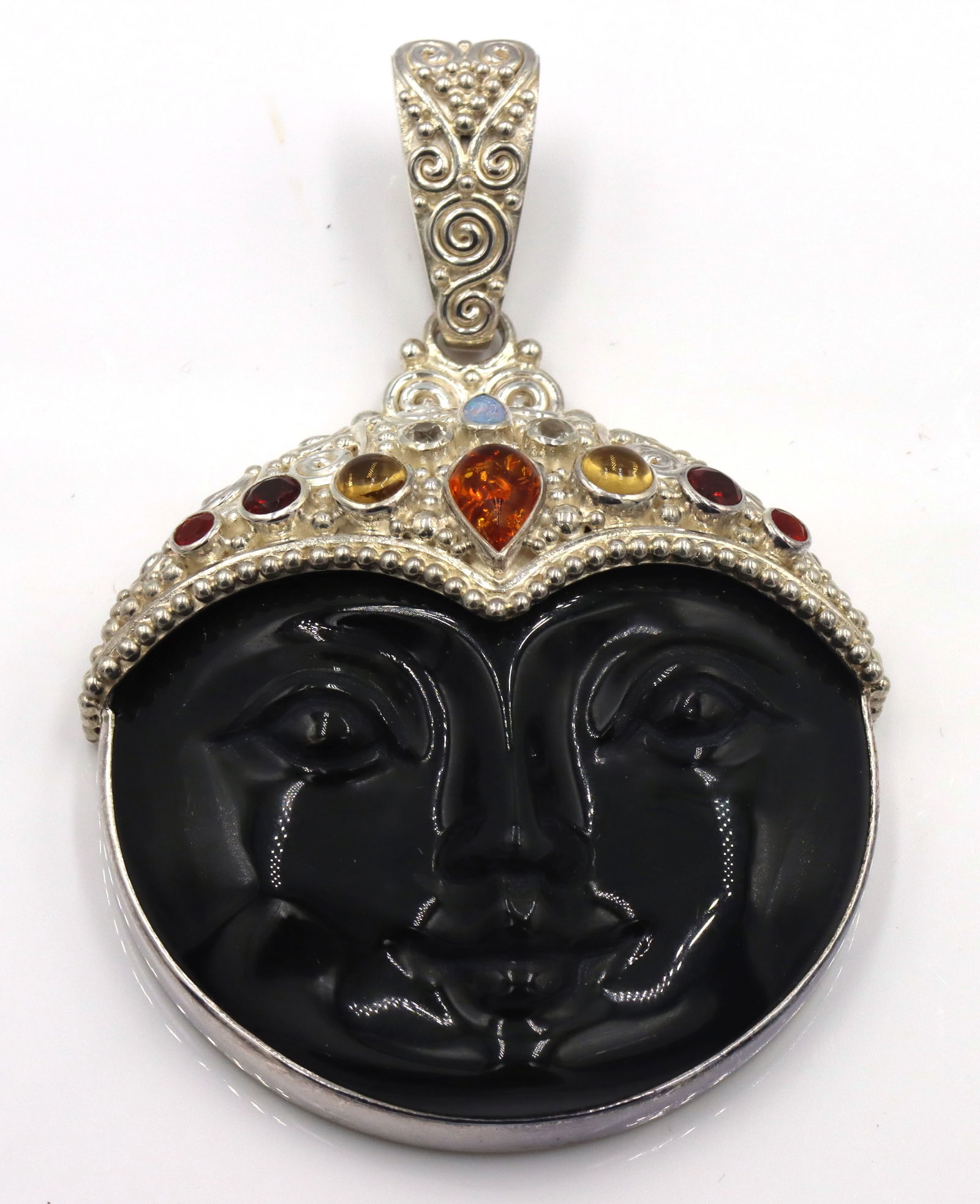 925 Sterling Silver Sejan goddess pendant (1 of 5)