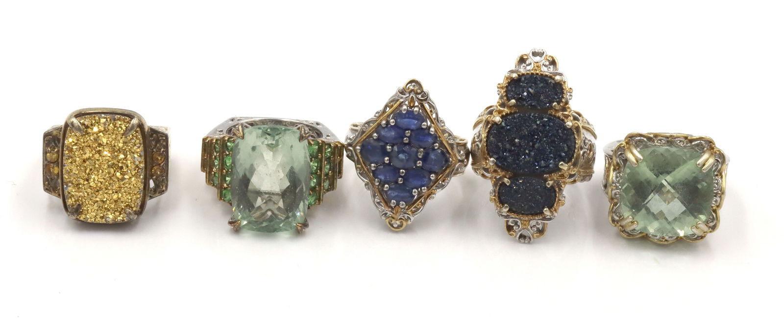 925 Sterling Silver Rings Lot (1 of 5)