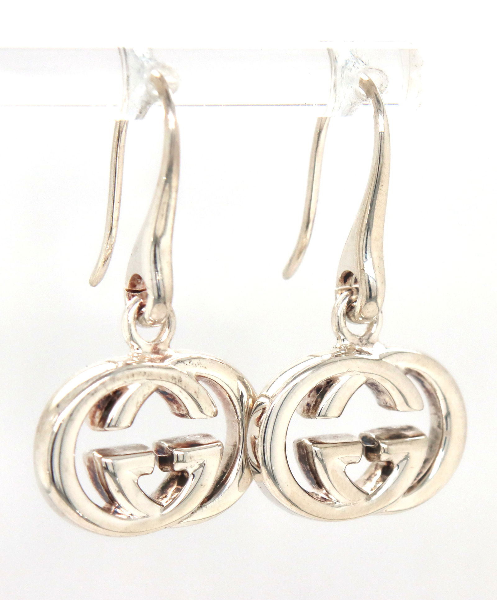 Gucci GG Interlocking dangle earrings - 2