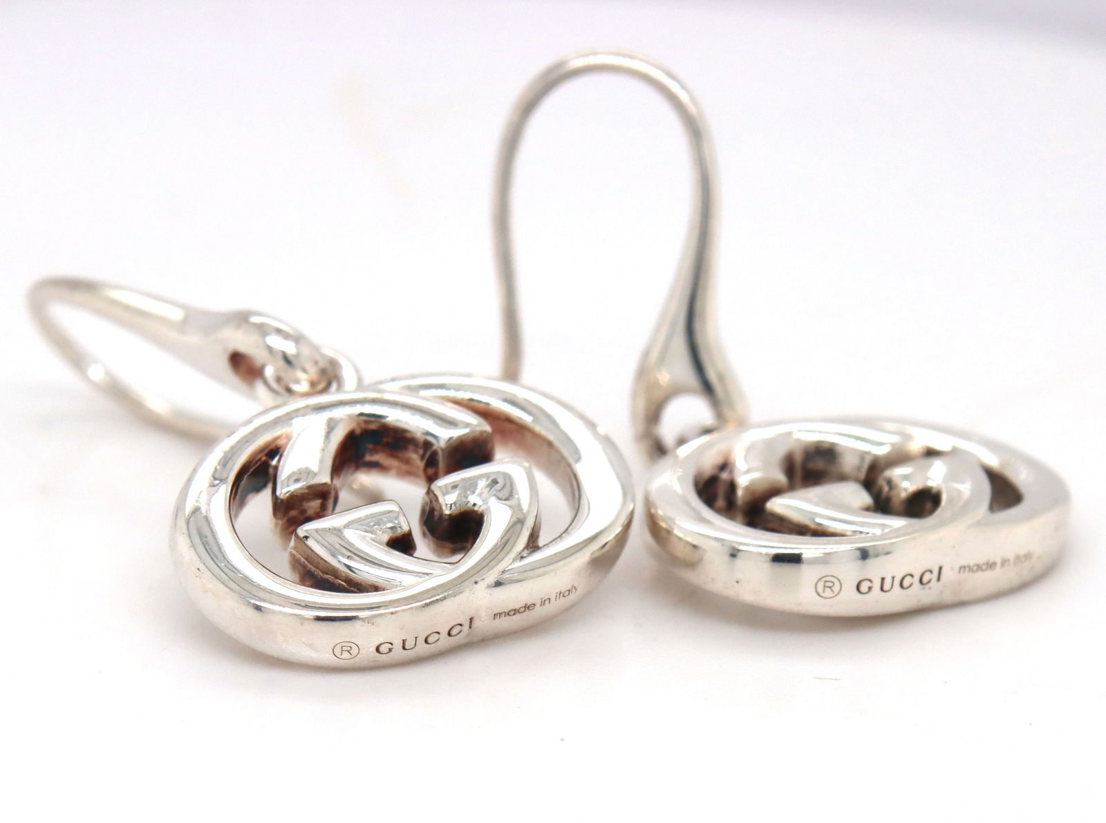 Gucci GG Interlocking dangle earrings - 4