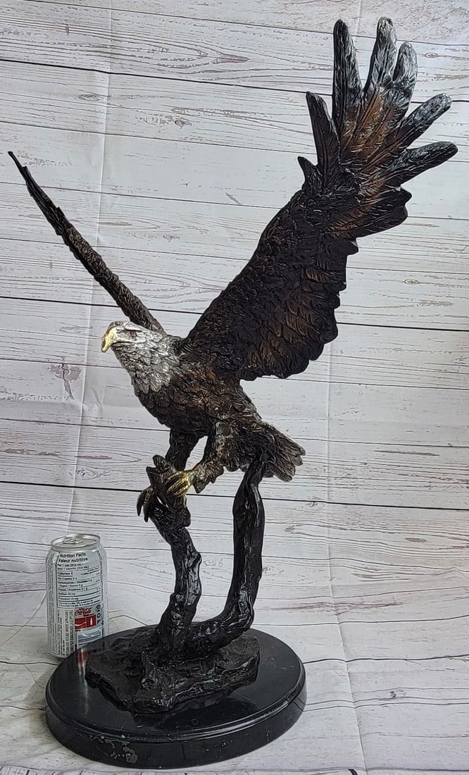 Stunning Eagle Bronze Statue - 2