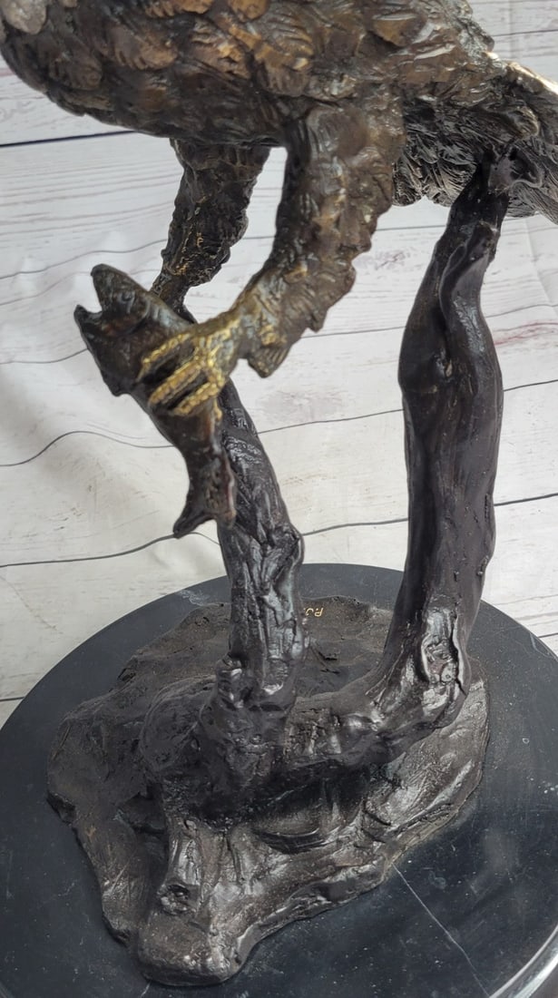 Stunning Eagle Bronze Statue - 8