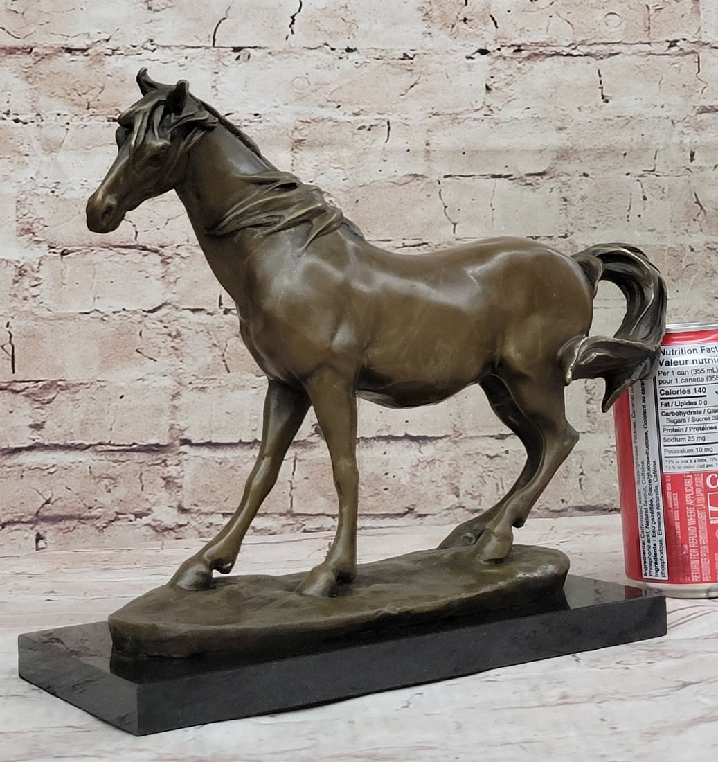 Stallion Horse Bronze Sculpture - 2