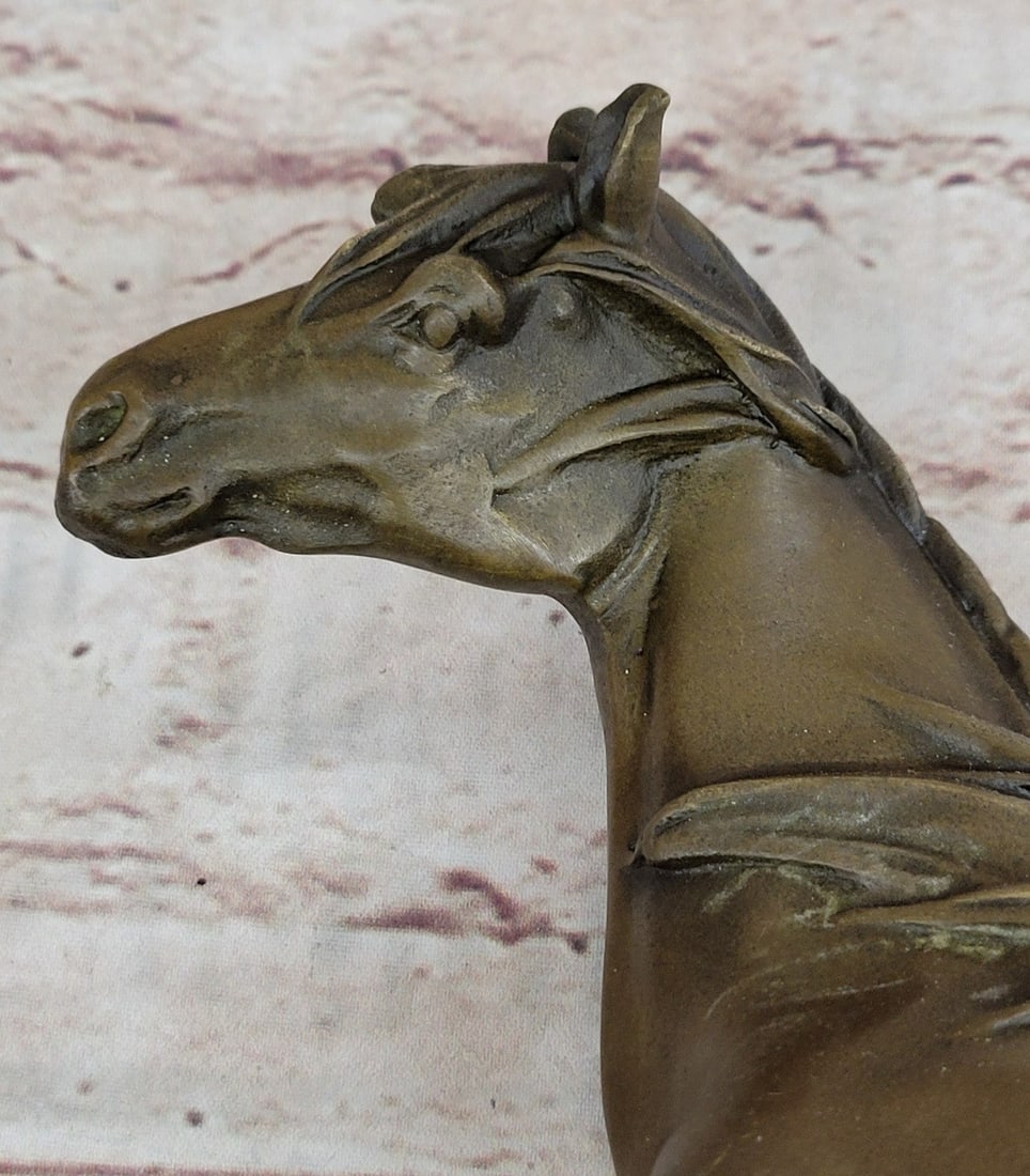 Stallion Horse Bronze Sculpture - 6