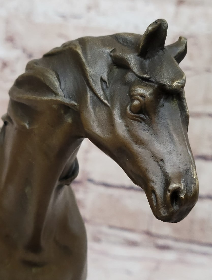Stallion Horse Bronze Sculpture - 7