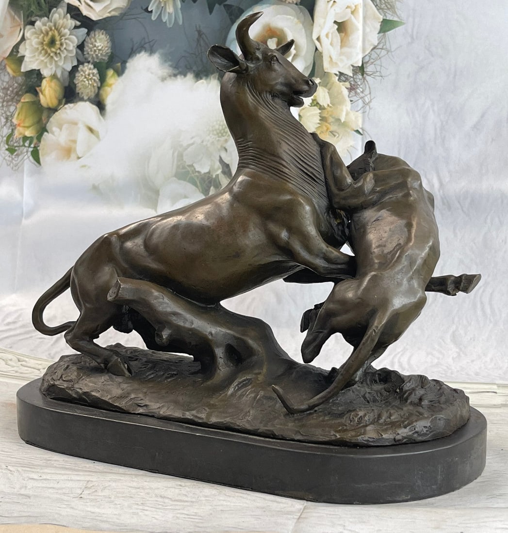 Gardet Panther Attacking Giselle Bronze Sculpture - 8